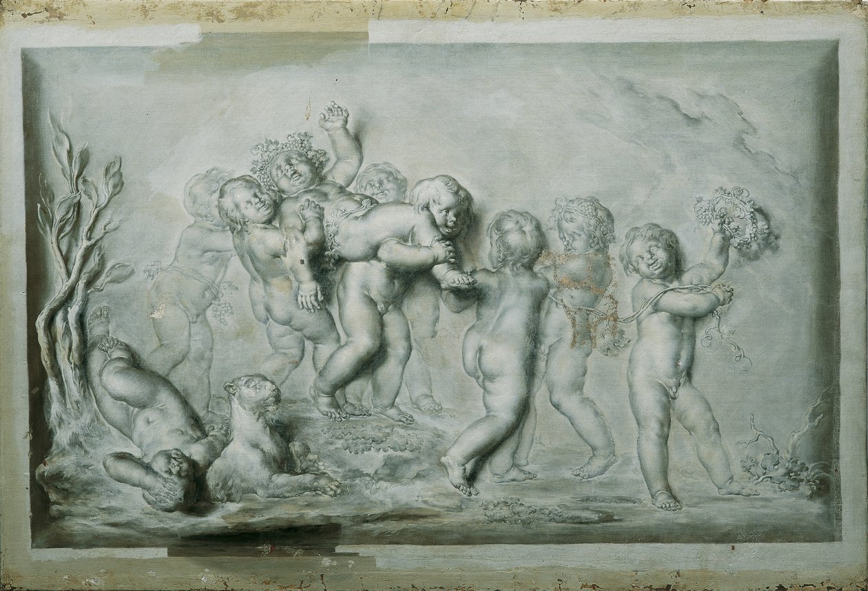 Kinderbacchanal av Caspar Franz Sambach