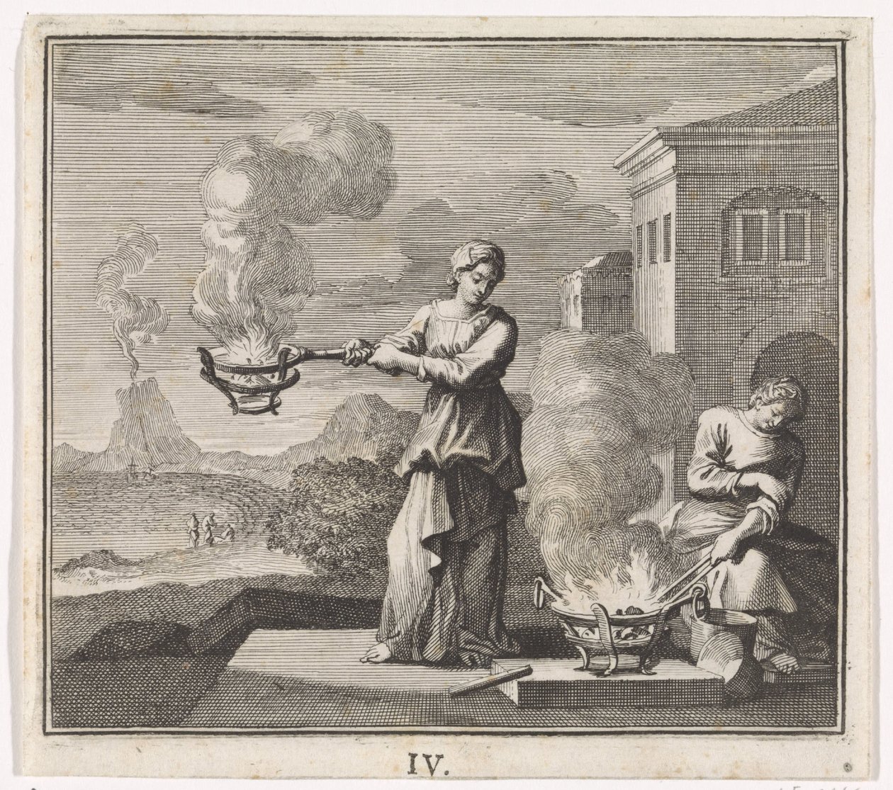 Emblem: ild av Caspar Luyken