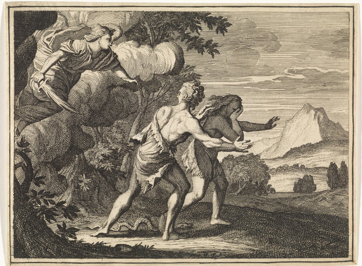 Utvisning fra paradis av Caspar Luyken
