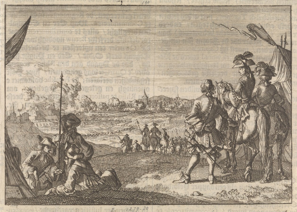 Tar Nijmegen av franskmennene, 1672 av Caspar Luyken