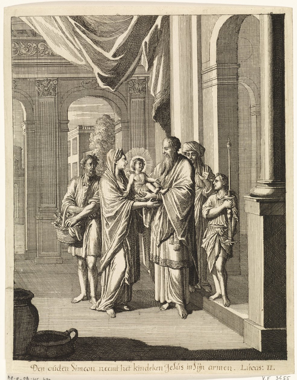 Simeon og Kristusbarnet av Caspar Luyken