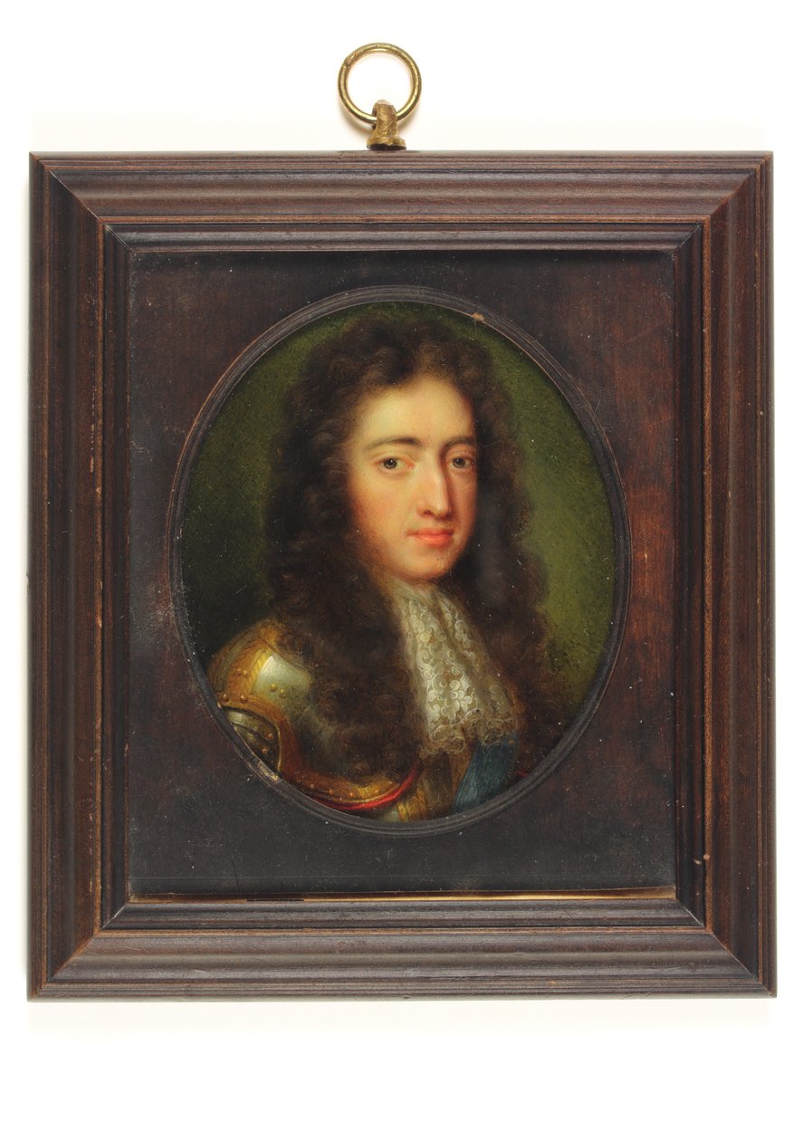 William III (akvarell på vellum) av Caspar Netscher