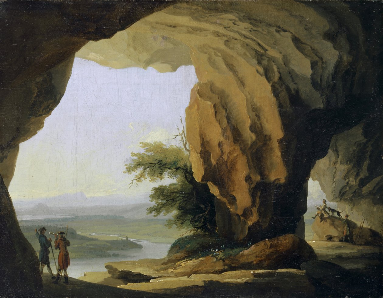 Landskap med Beatus-hulen, ca. 1774-77 av Caspar Wolf