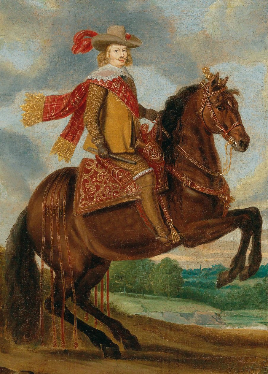 Rytterportrett av kardinal-Infante Ferdinand av Østerrike 1609-1641. av Caspar de Crayer