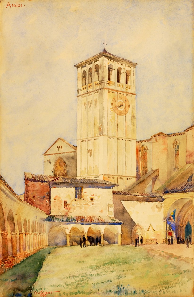 Biserica Sf. Francisc, Assisi, 1898. norvegiană av Cass Gilbert