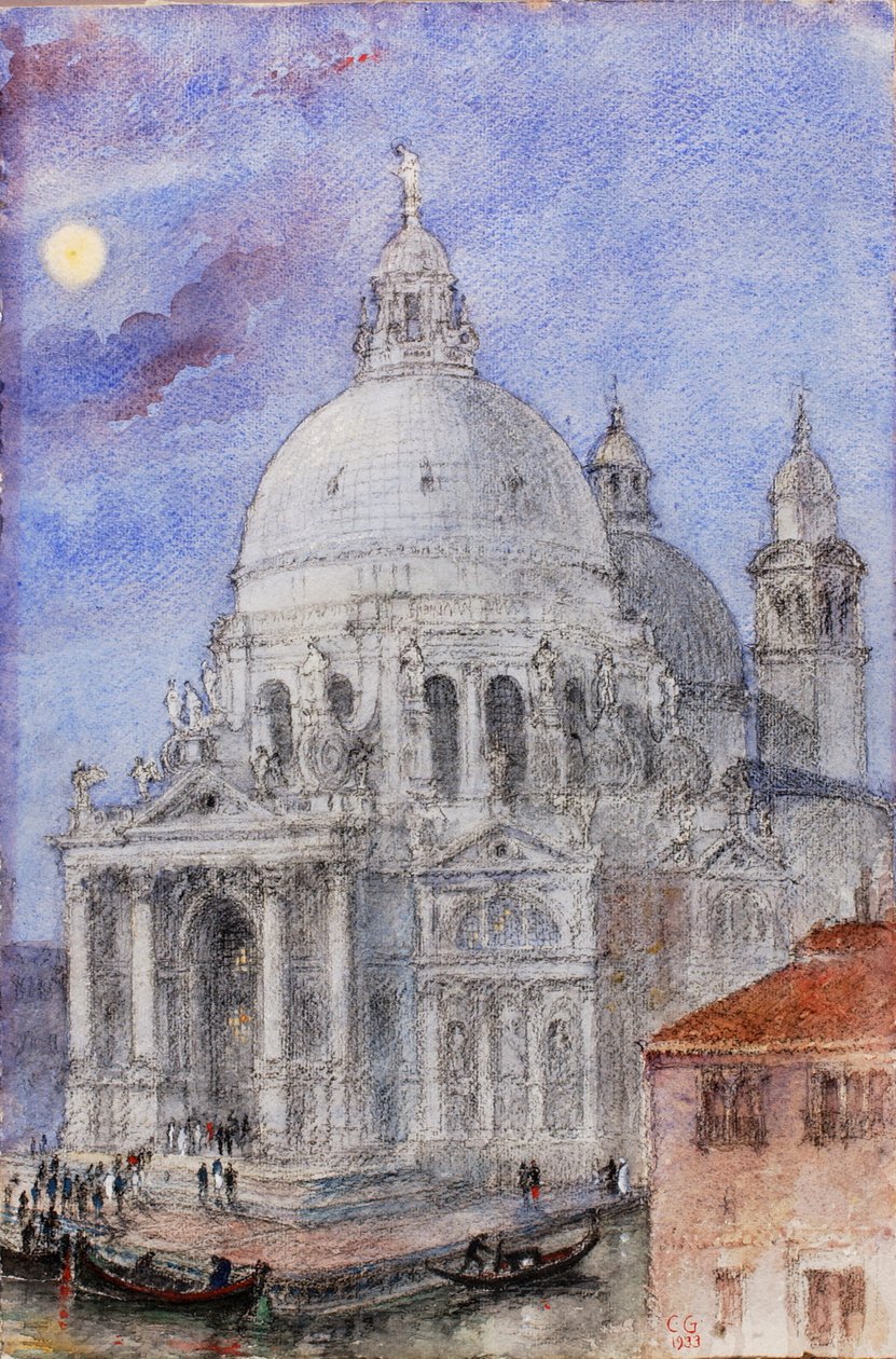 Santa Maria Della Salute, Venezia, 1933. av Cass Gilbert