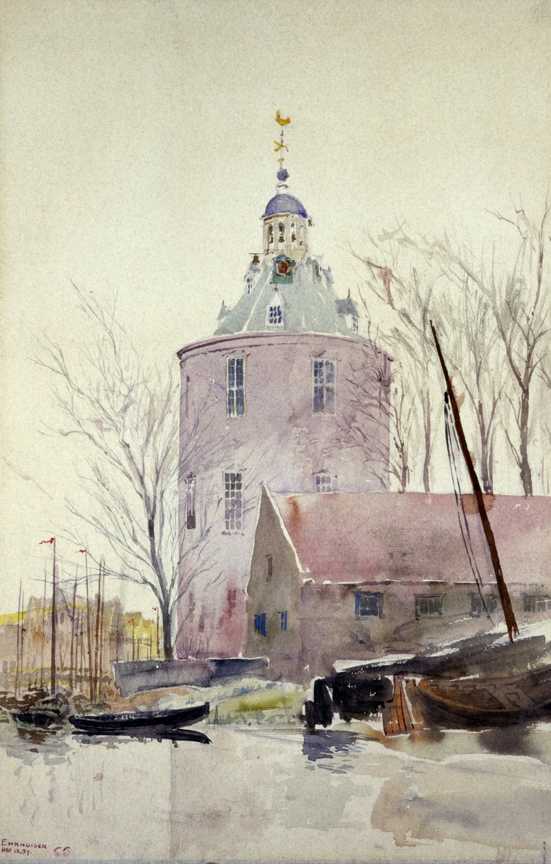Tårnet i Enkhuisen, Holland, 1897. av Cass Gilbert