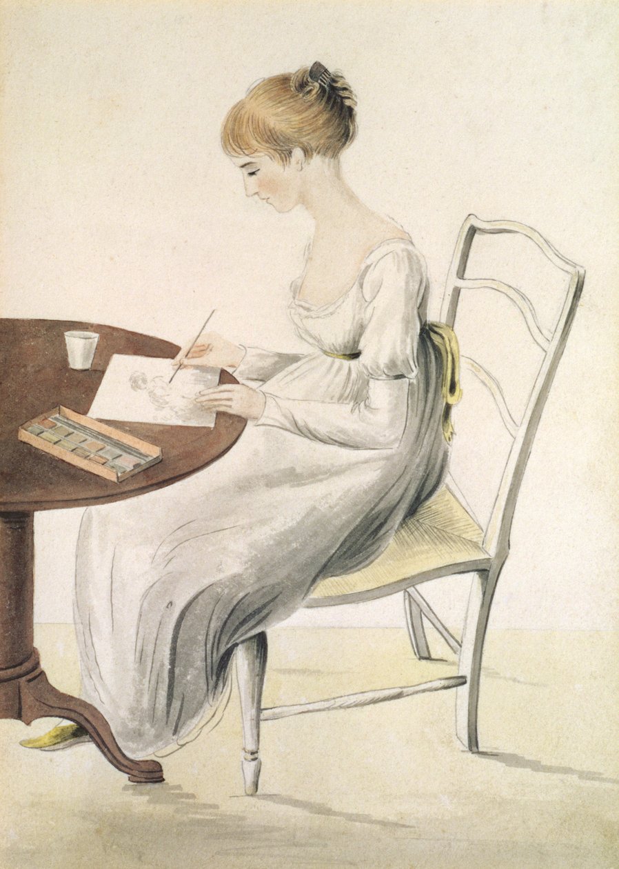 Fanny Austen-Knight (1793-1882) av Cassandra Austen