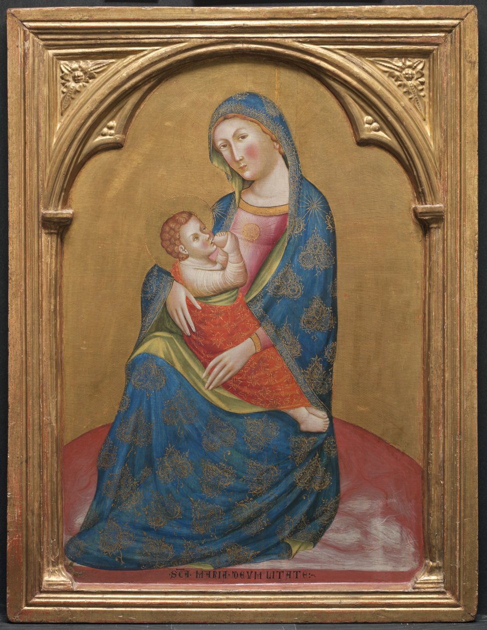 Madonna av ydmykhet av Caterino Veneziano