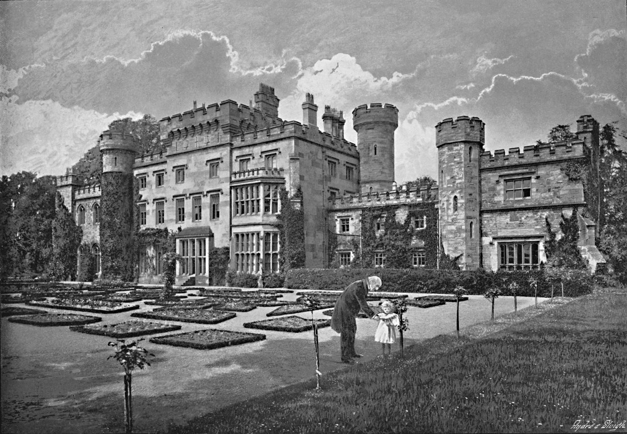 Hawarden Castle, c1896 av Catherall and Pritchard