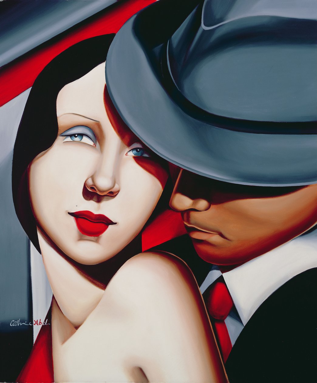 Adam og Eva, gangsterstudie av Catherine Abel