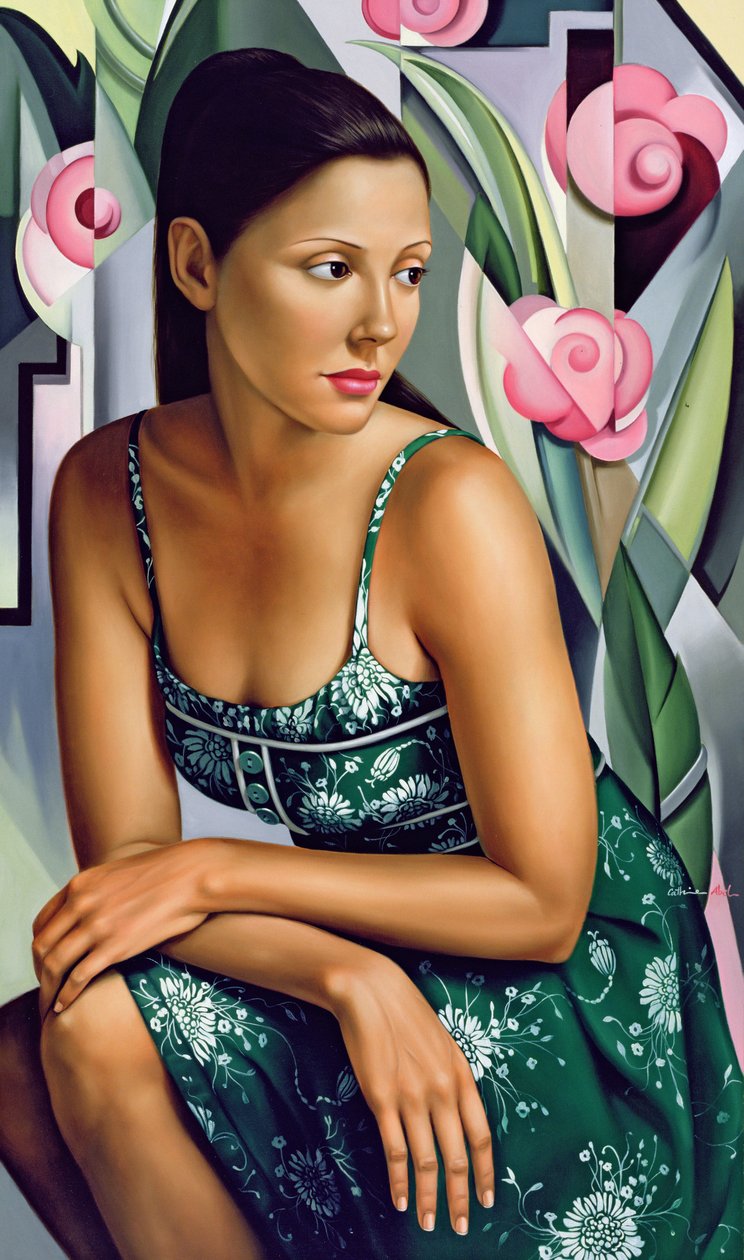 Belle de Jour (olje på lin) av Catherine Abel