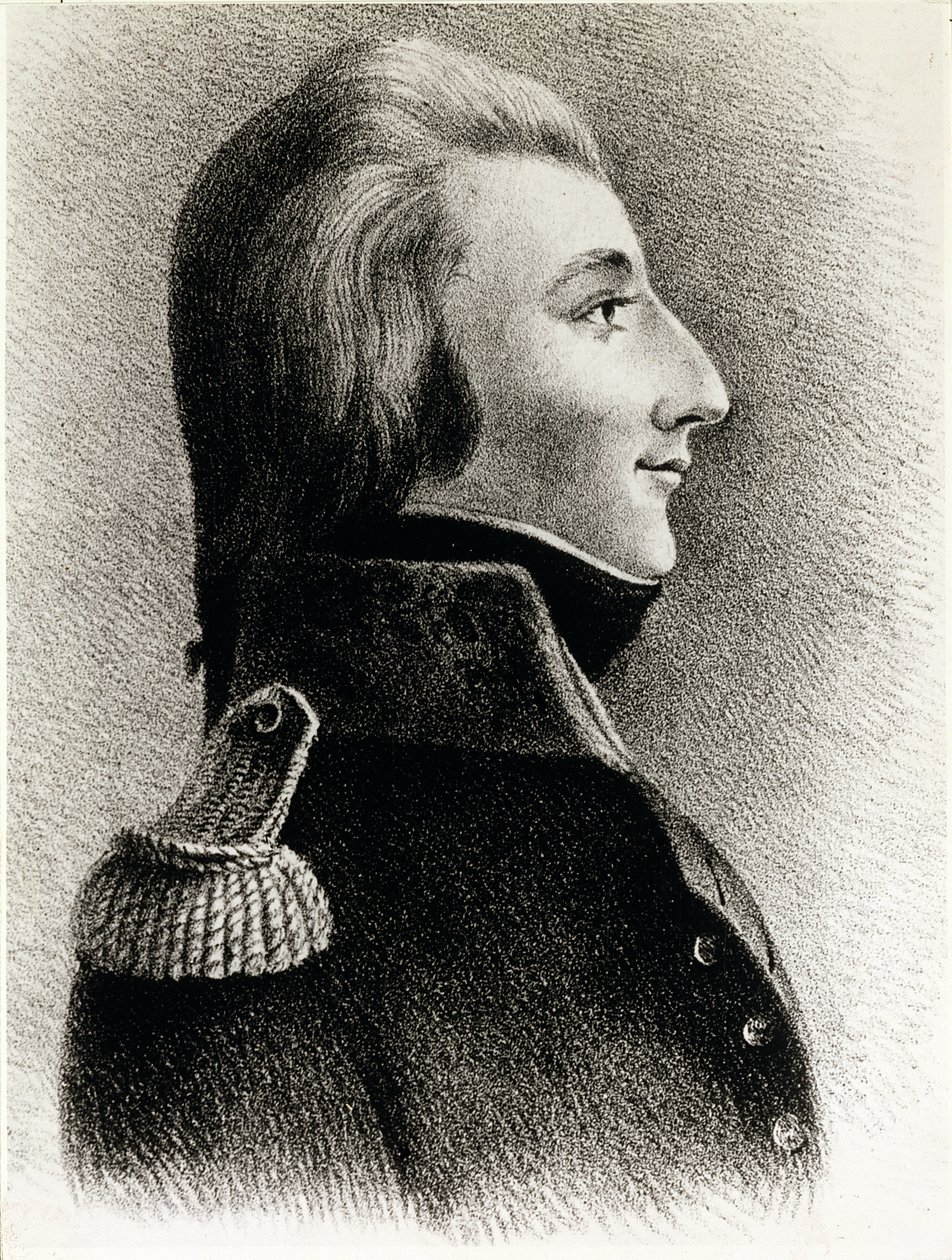 Theobald Wolfe Tone (1763–98), irsk republikaner og opprører (trykk) av Catherine Tone
