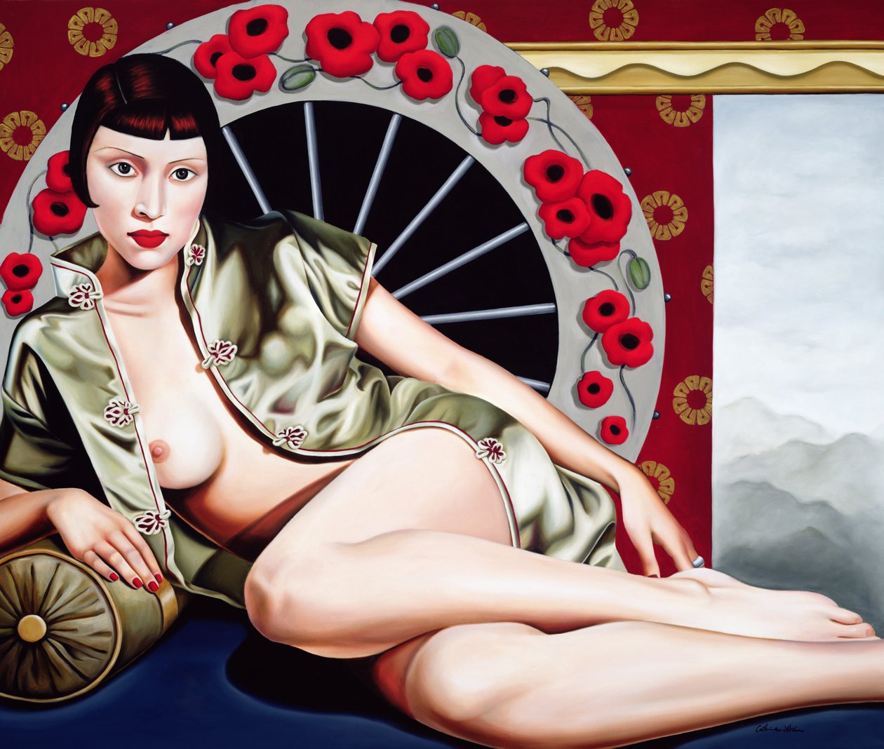 Golden Poppy Hour av Catherine Abel