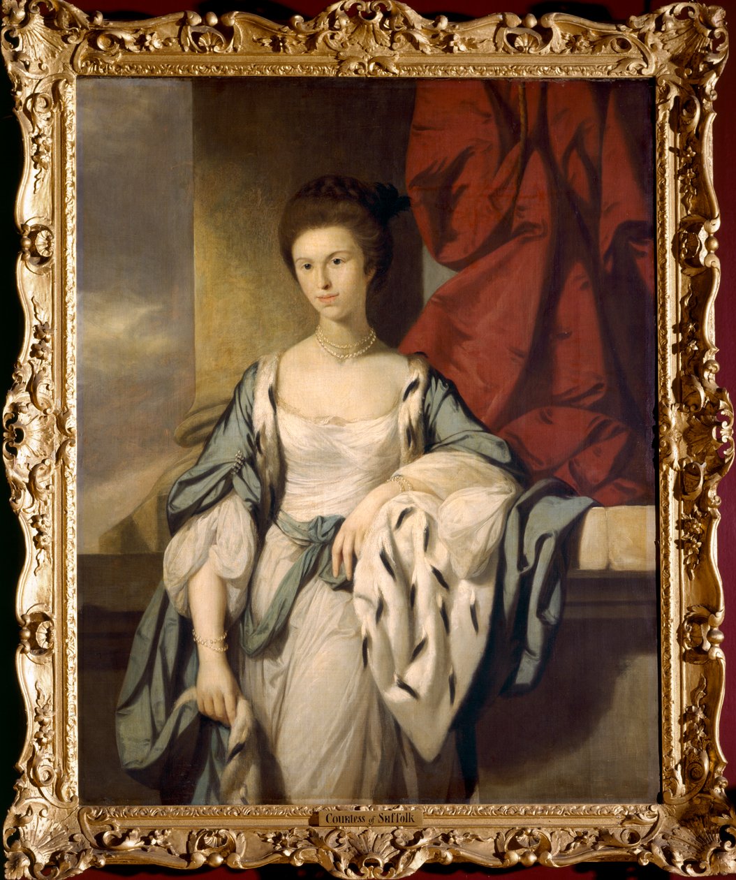 Maria Constantina Trevor, grevinne av Suffolk (olje på lerret) av Catherine Read