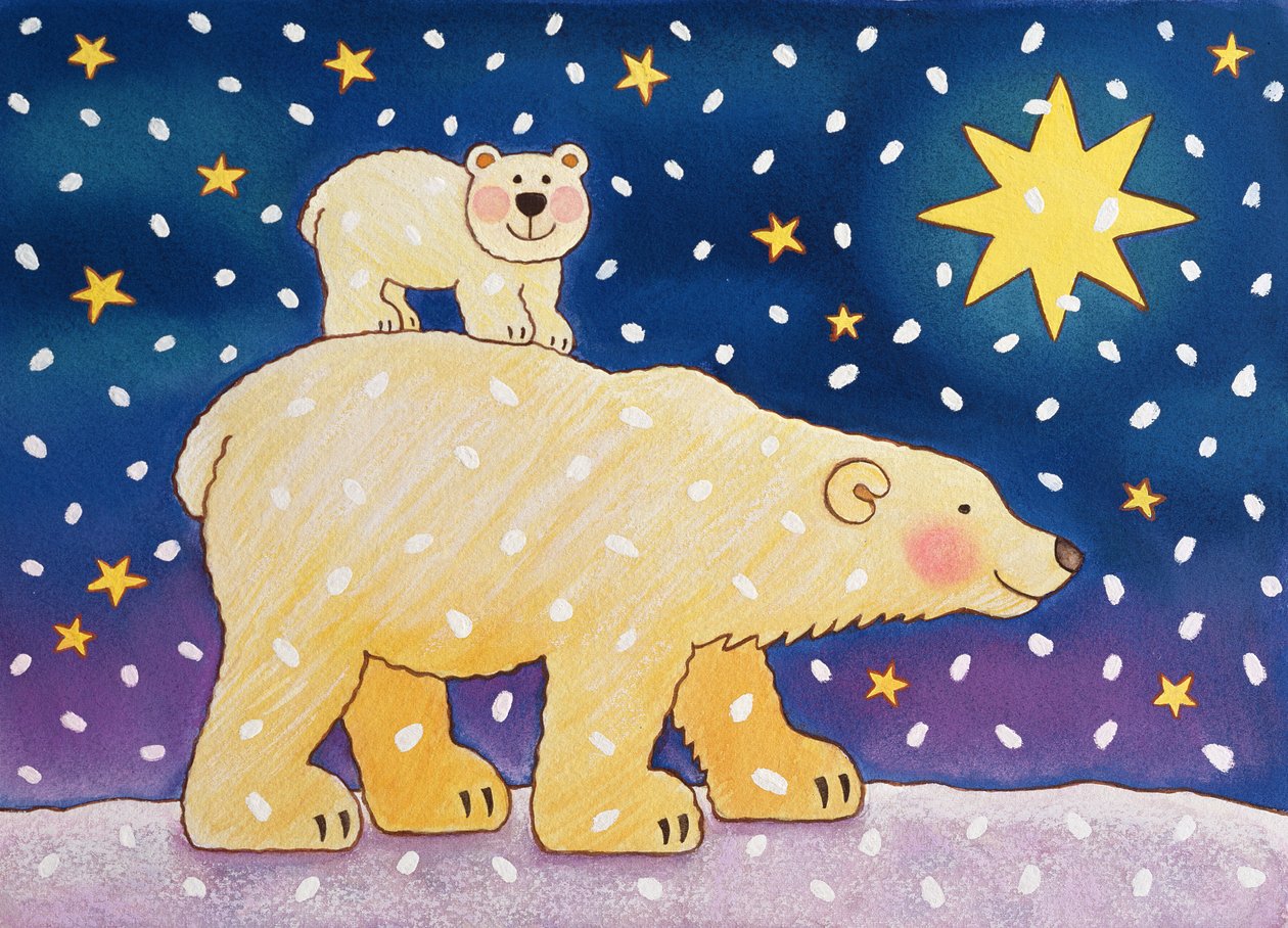 Polar-back Ride, 1996 (pastell) av Cathy Baxter