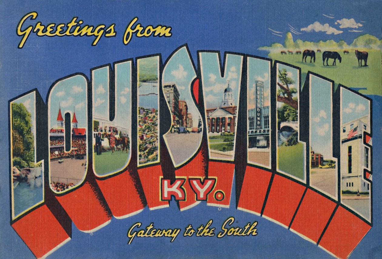 Hilsen fra Louisville Ky. - Gateway to the South, 1942 av Caufield and Shook