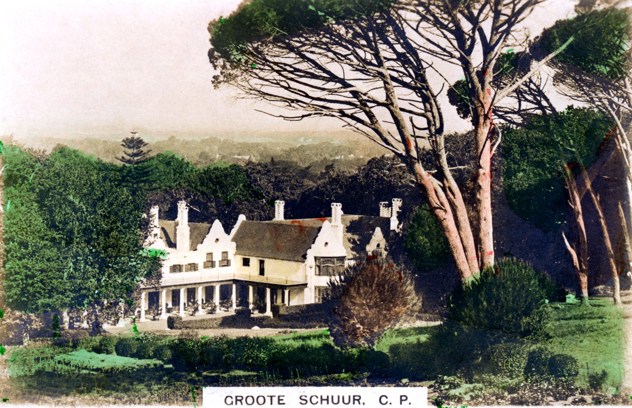 Groote Schuur House, Cape Town, Sør-Afrika, ca 1920-tallet. av Cavenders Ltd