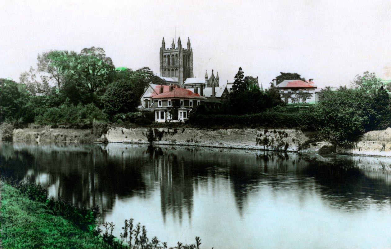 Hereford katedral, 1926. av Cavenders Ltd