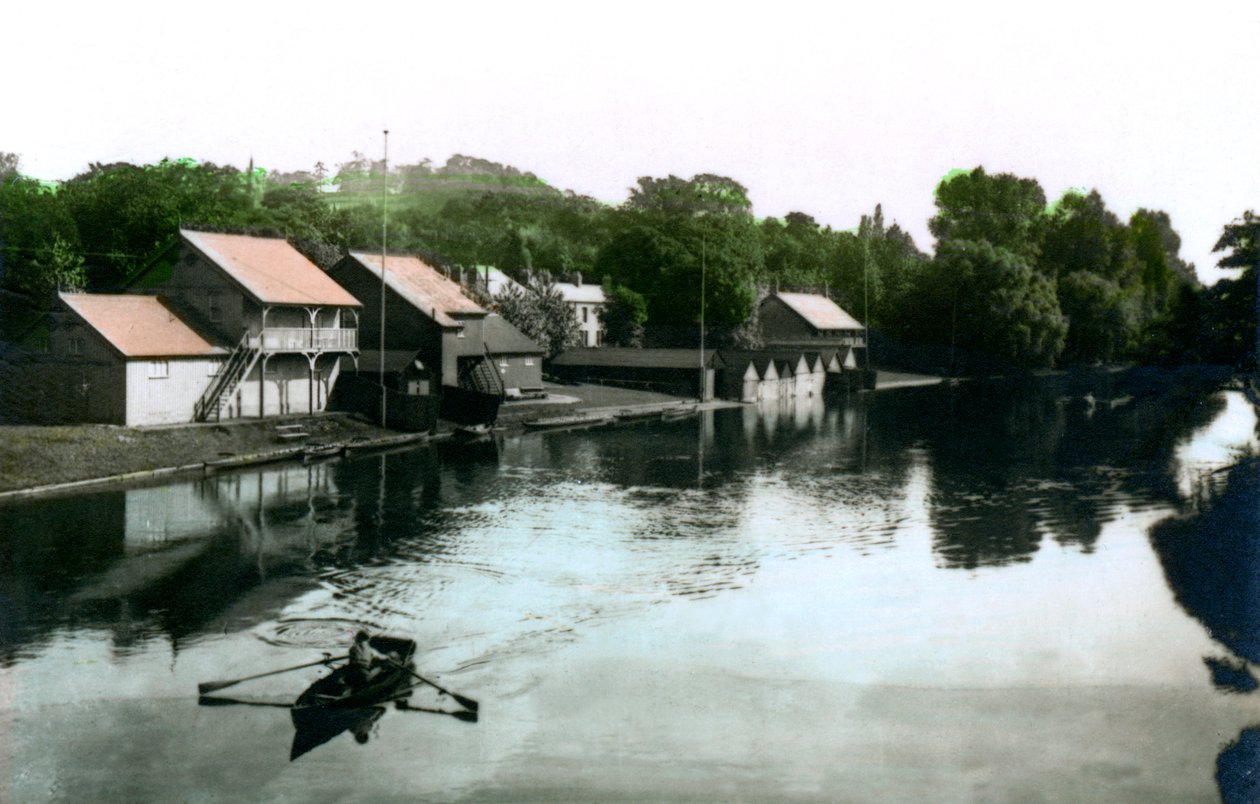 Elv og naust, Burton-upon-Trent, 1926. av Cavenders Ltd