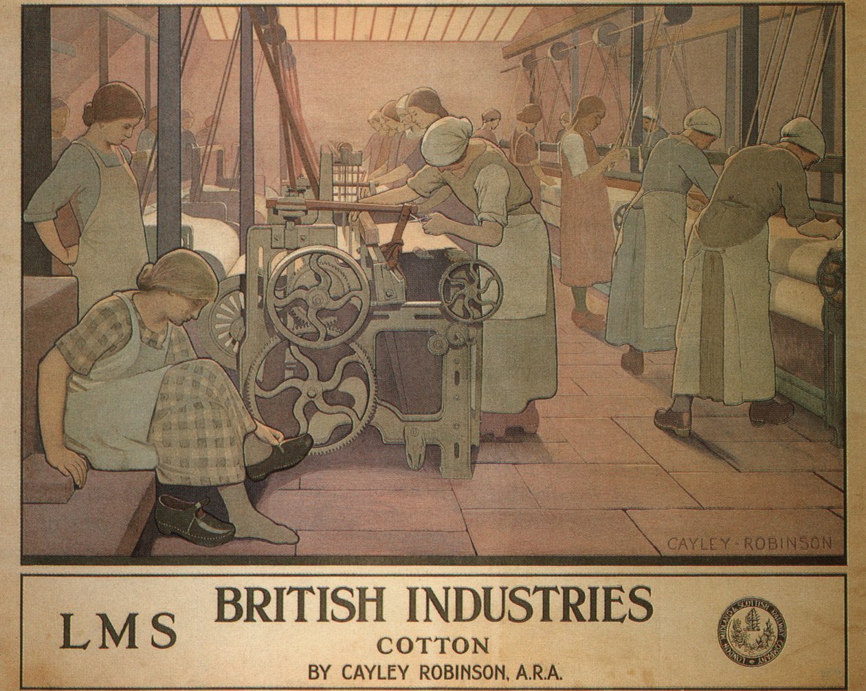British Industries - Cotton, 1924 av Cayley Robinson