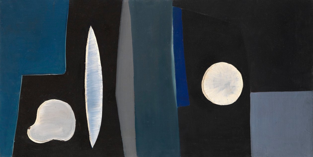 Komposisjon med organiske former av Caziel Caziel