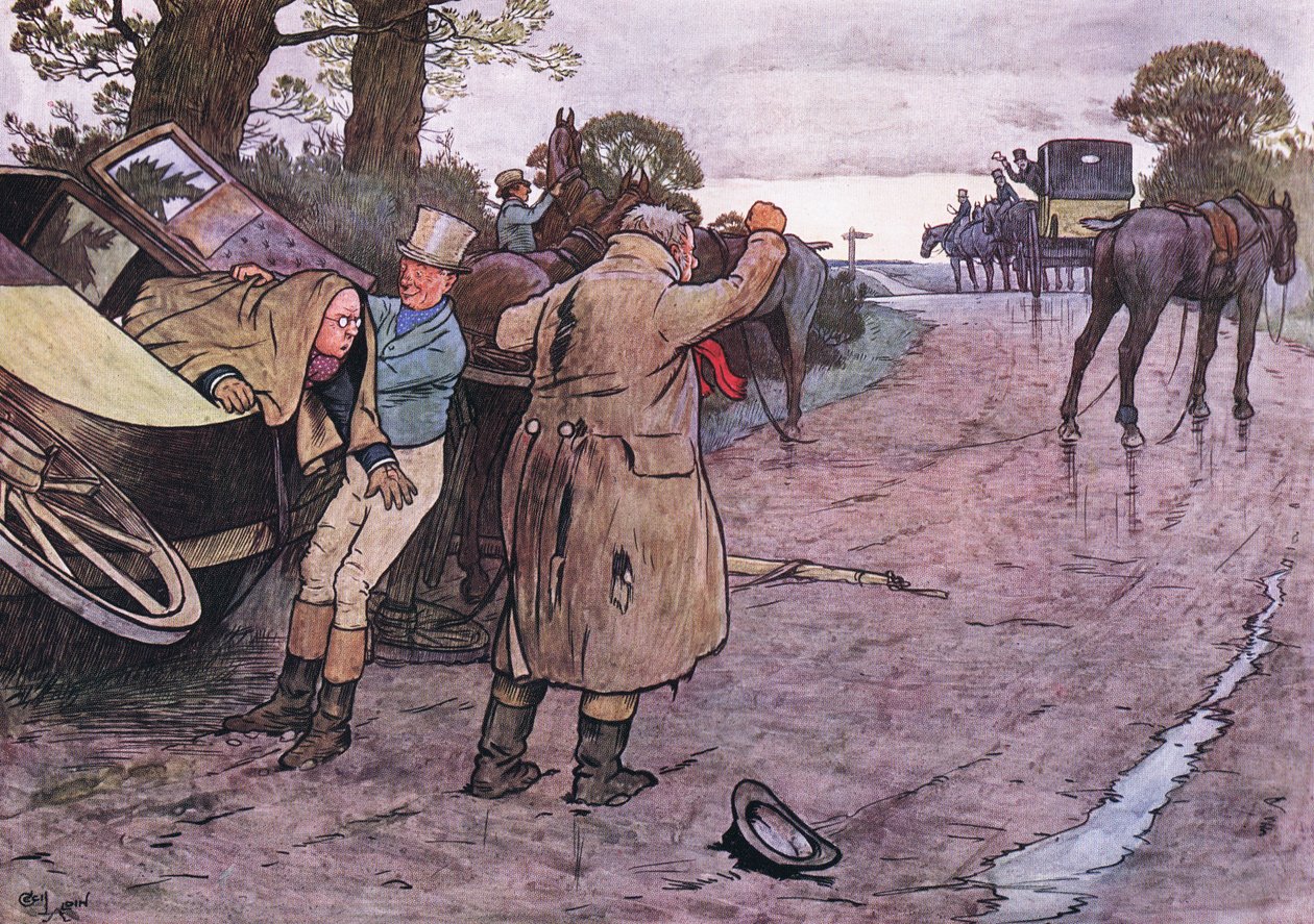 Kjærlighet til Tuppy, vil du ikke komme opp bak kjøre på gutter svarte Jingle av Cecil Charles Windsor Aldin