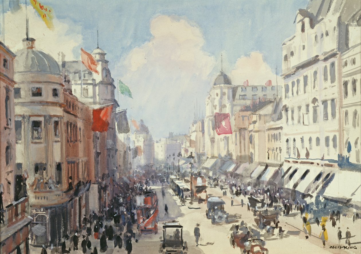 Regent Street, London av Cecil King