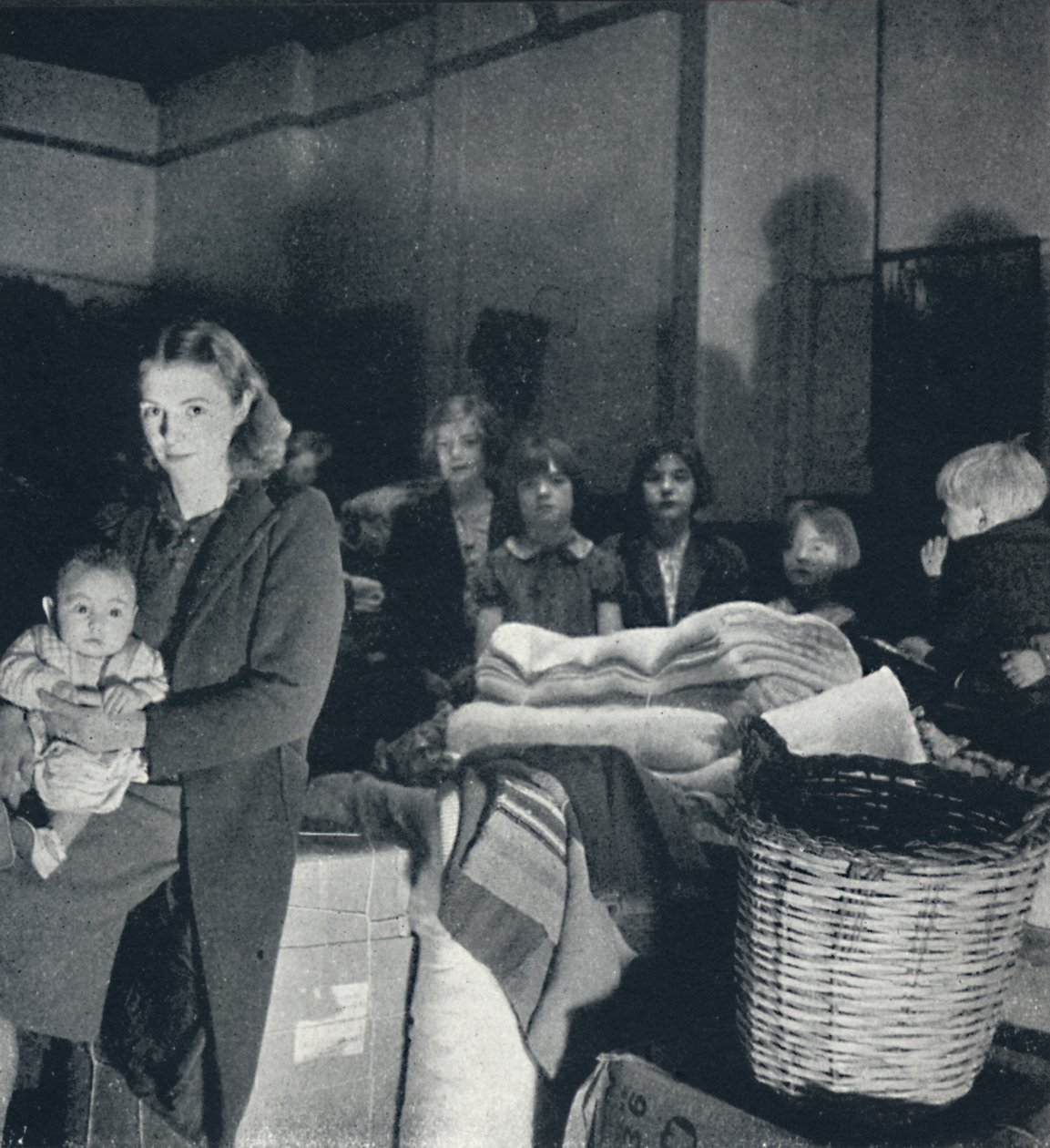 Tepper for hjemløse, 1941 av Cecil Beaton