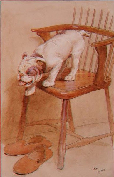 For å lære å beregne høyden på objekter fra toppen du kan hoppe av Cecil Charles Windsor Aldin