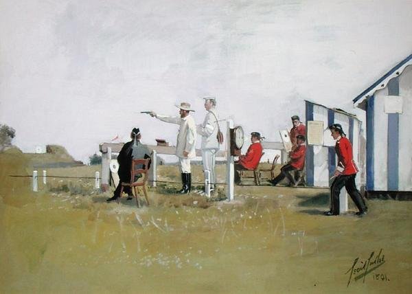 The Pistol Range, Bisley Camp av Cecil Cutler
