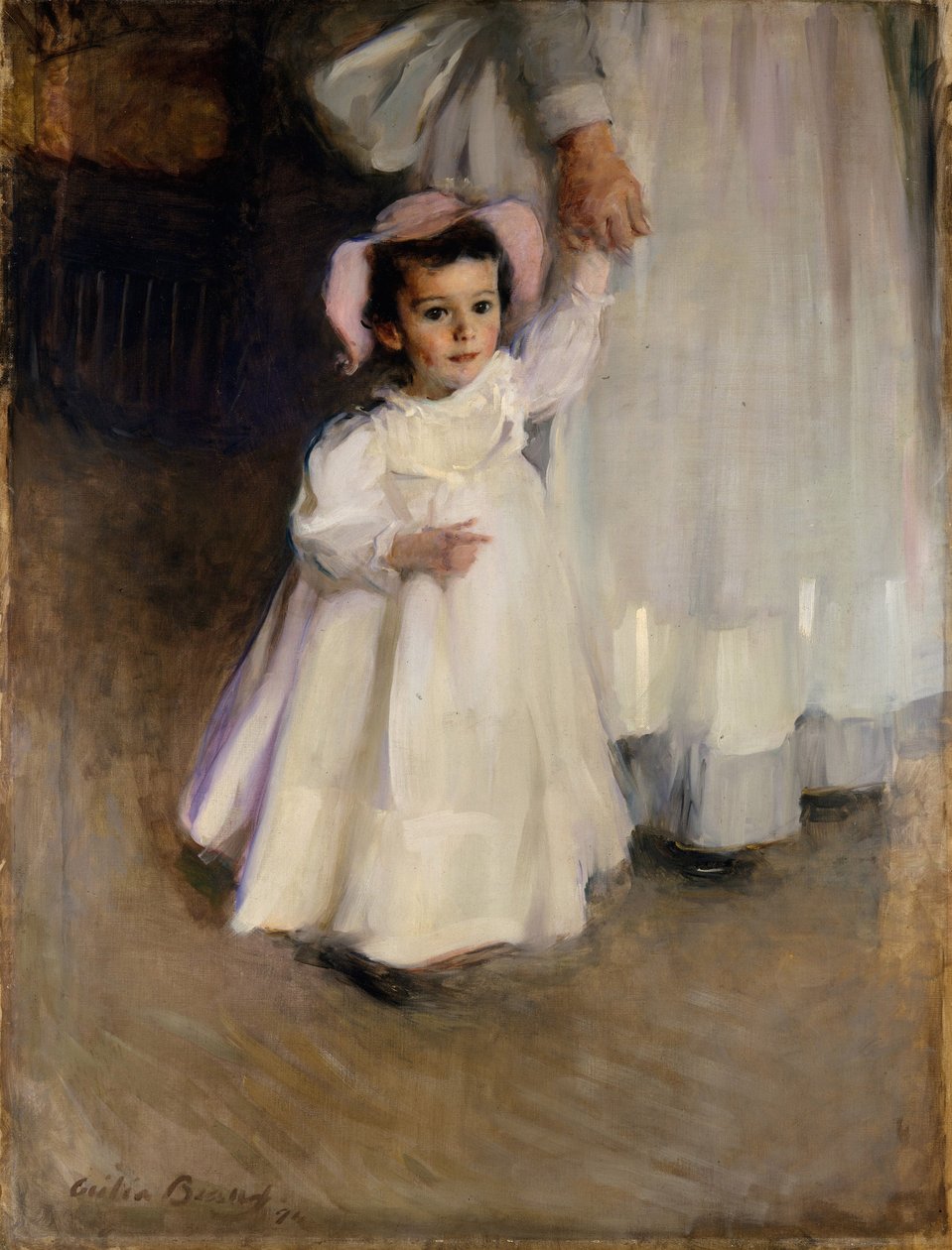 Ernesta (barn med sykepleier), 1894 av Cecilia Beaux