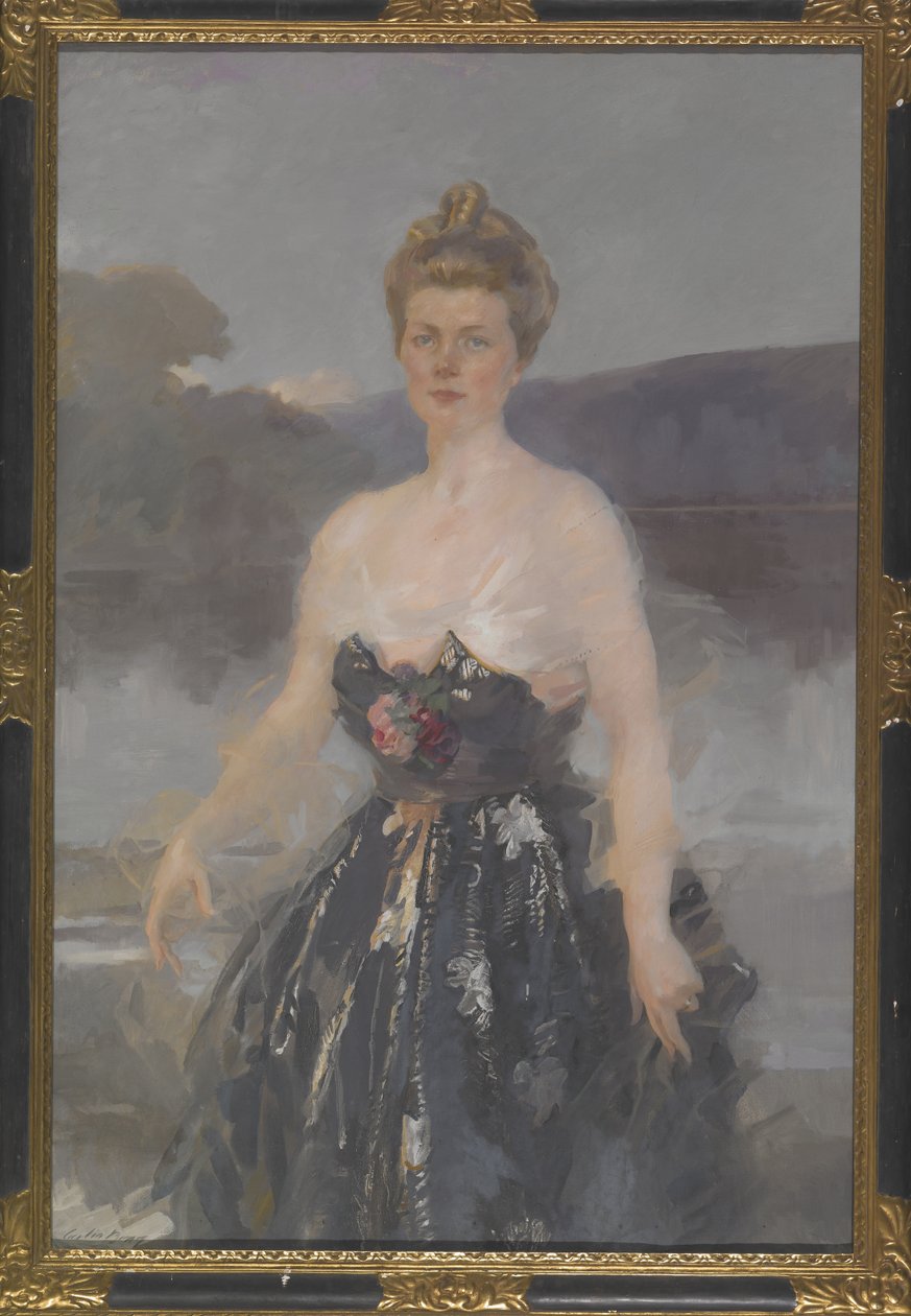 Portrett av Catherine (Eddy) Beveridge - Lady Primrose Portrait av Cecilia Beaux