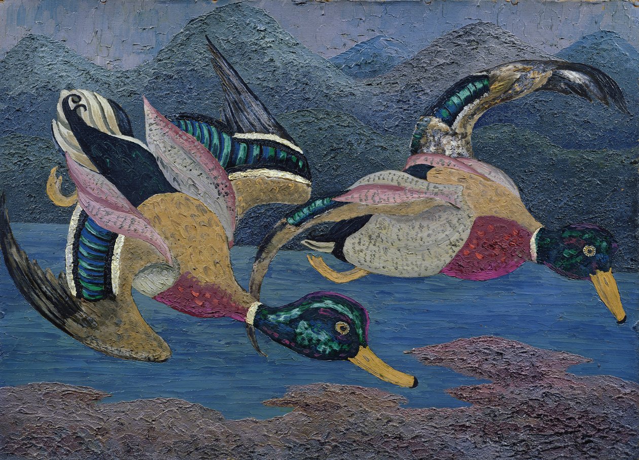 Ender (olje på lerret) av Cedric Morris