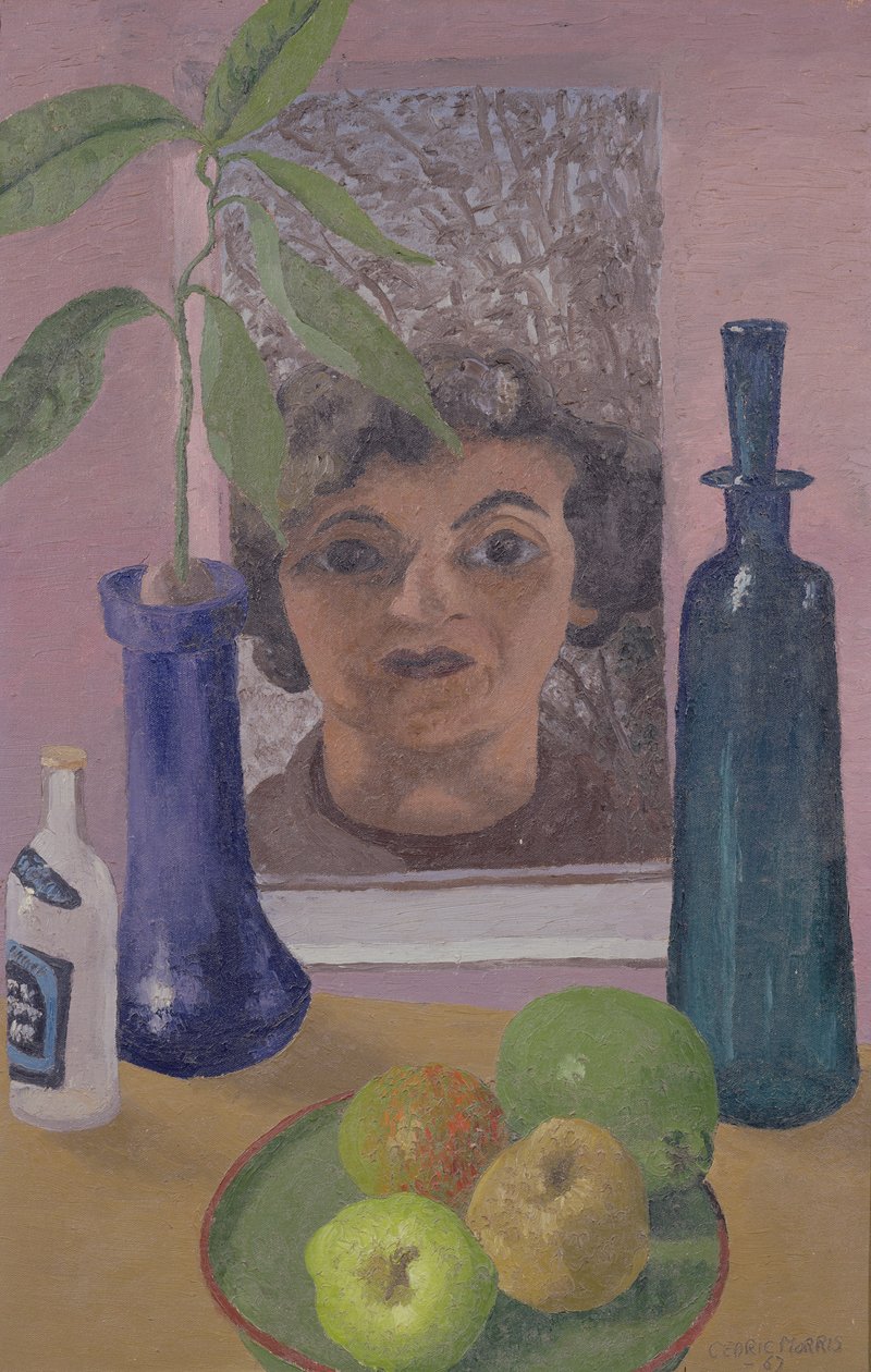 Millie ved et vindu av Cedric Morris