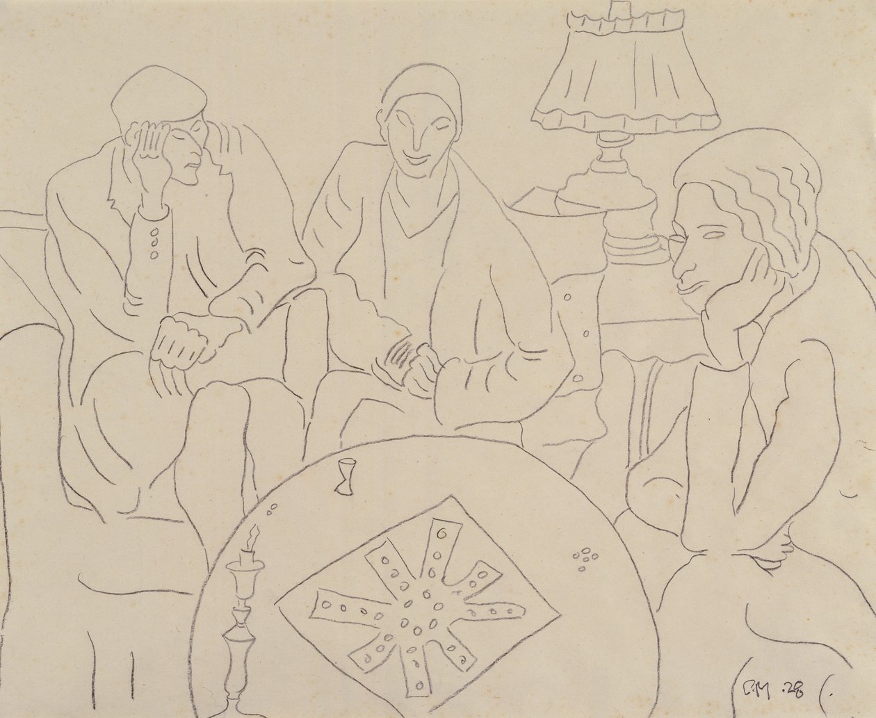 The Game of Ludo av Cedric Morris