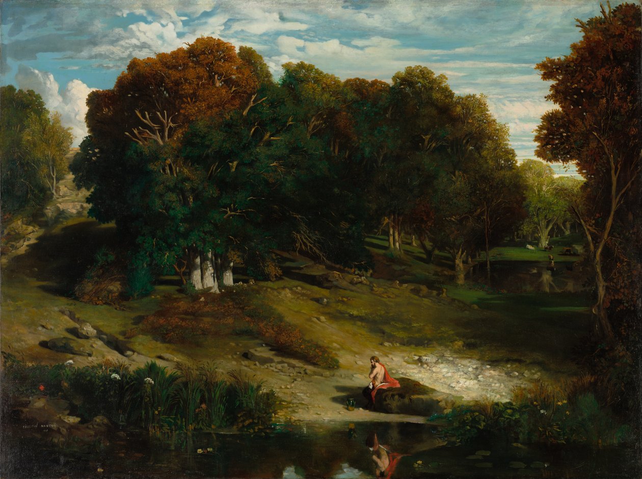 I skogen, 1841. av Celestin Francois Nanteuil