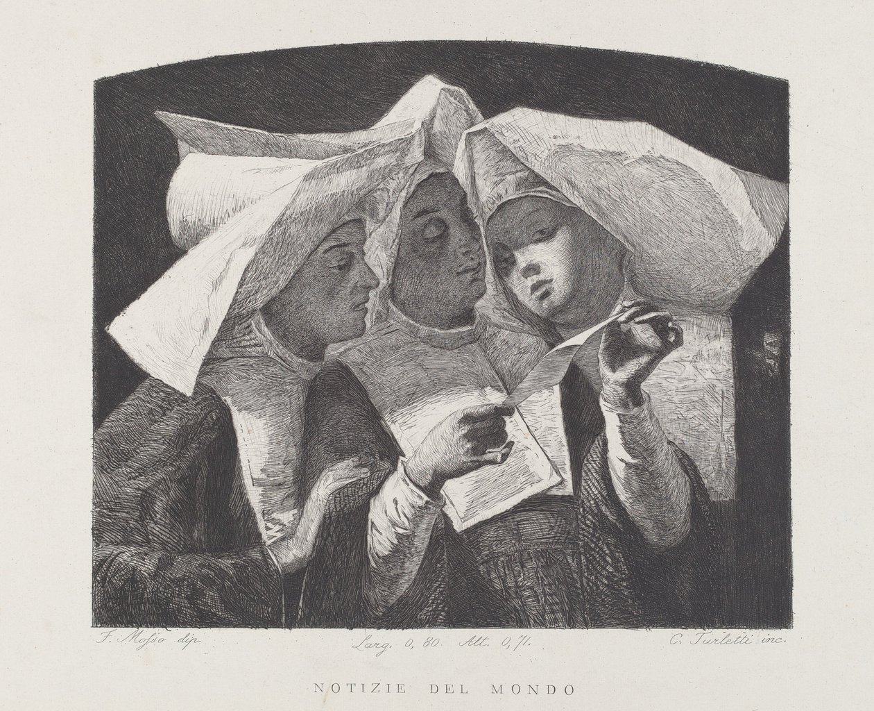 News of the World [News of the World] av Celestino Turletti, after Francesco Mosso