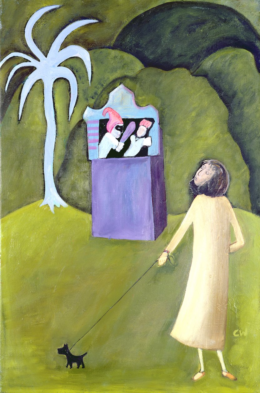 Punch og Judy, 1983 av Celia Washington