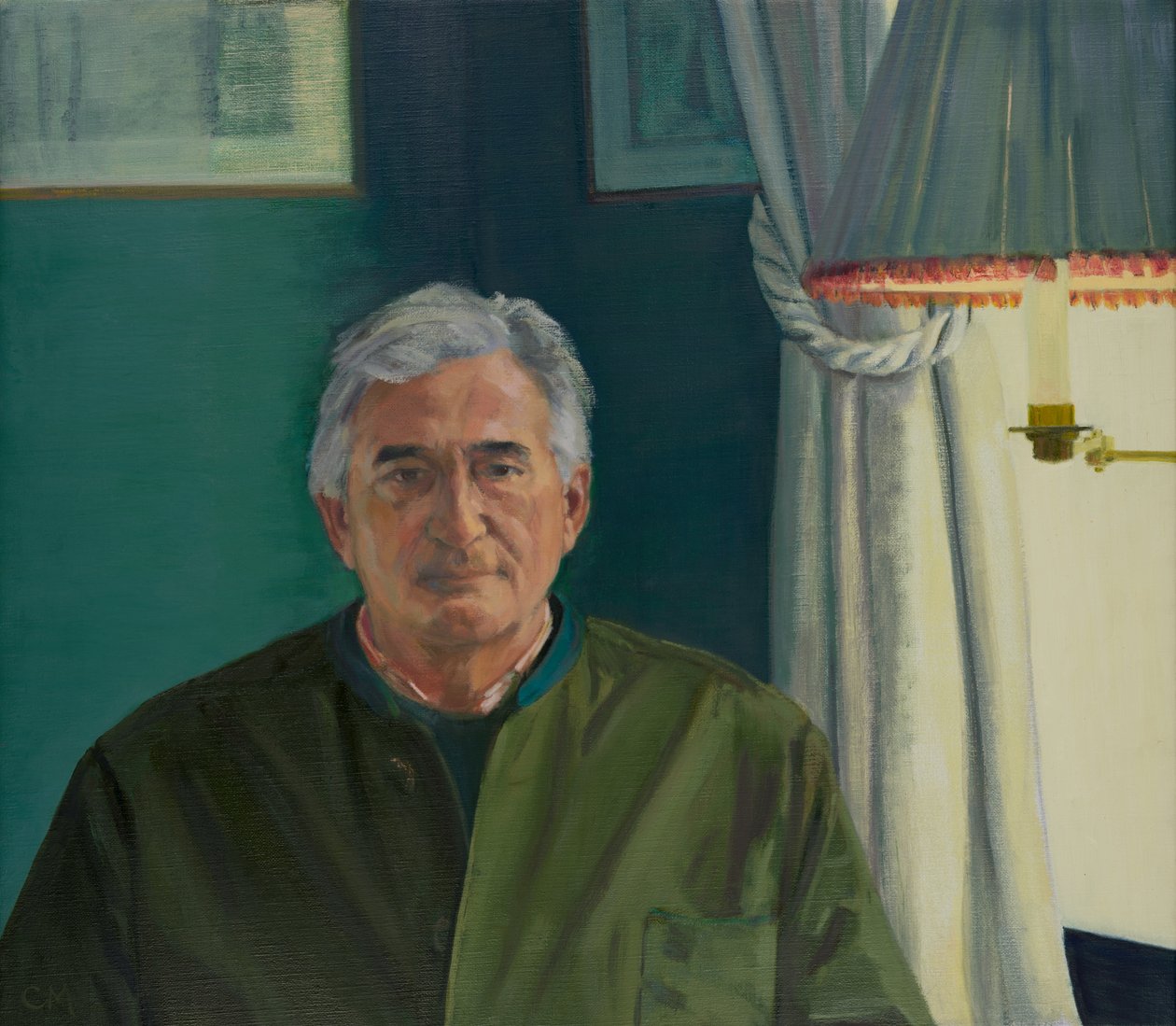 Sir Antony Beevor 2013 (olje på lerret) av Celia Montague