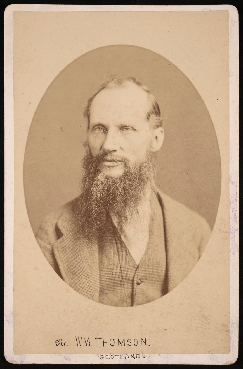 Portrett av Sir William Thomson, 1st Baron Kelvin 1824-1907, 1876. av Centennial Photographic Company