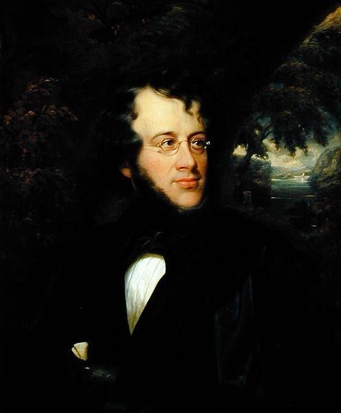 Portrett av Charles Fenno Hoffman (1806-84) av Cephas Giovanni Thompson