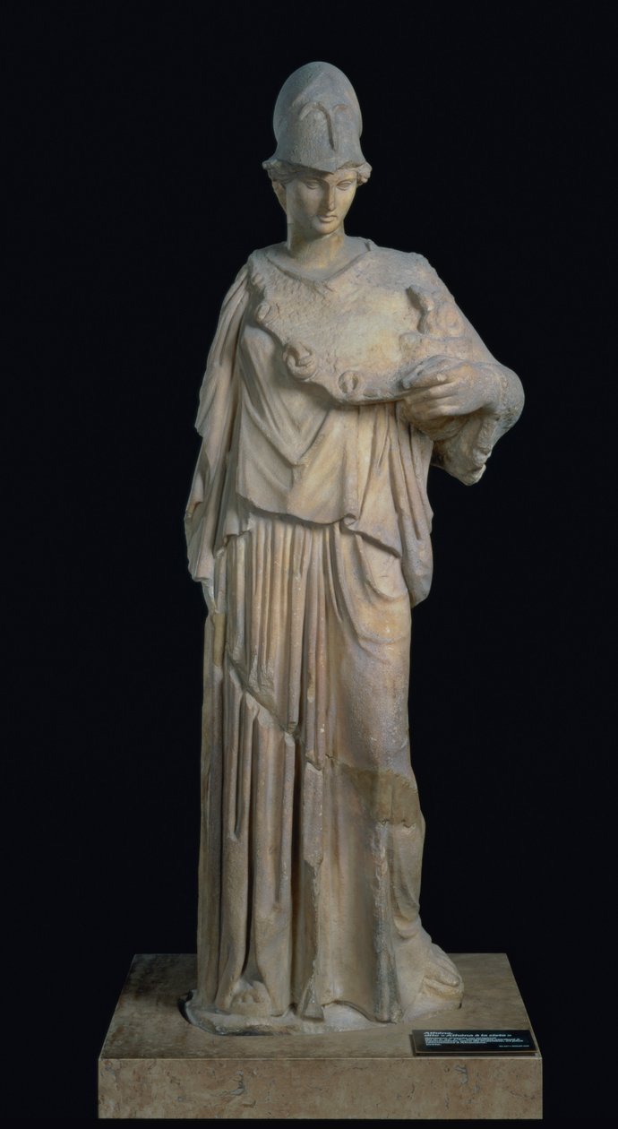 Athena med en cist, romersk kopi av en original fra det 4. århundre f.Kr. (marmor) av Cephisodotus