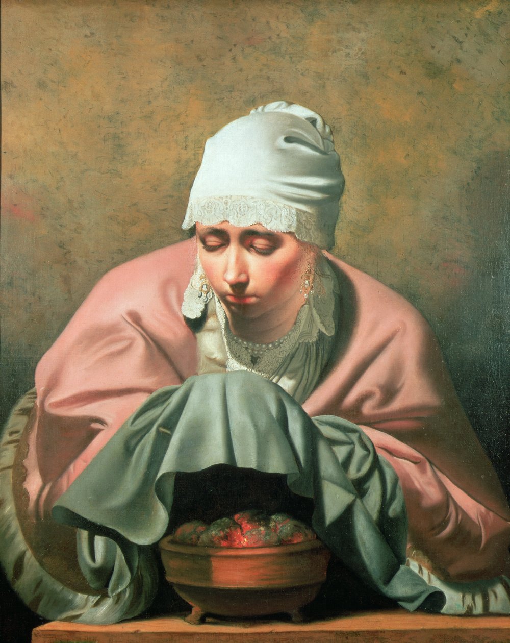 Allegory of Winter, 1650-tallet av Cesar Boetius van Everdingen