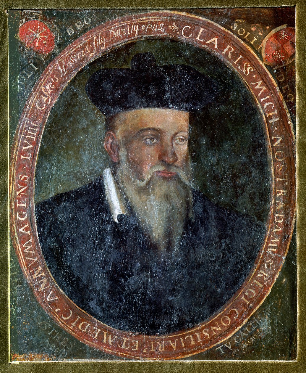 Portrett av Michel de Nostradame (1503-66) av Cesar Nostradamus