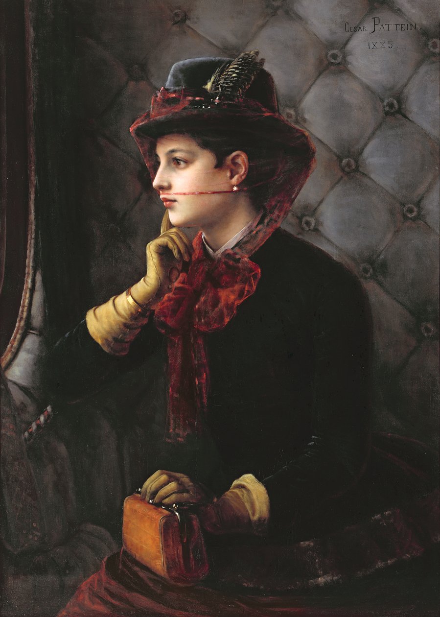 Avgangen, 1885 av Cesar Pattein