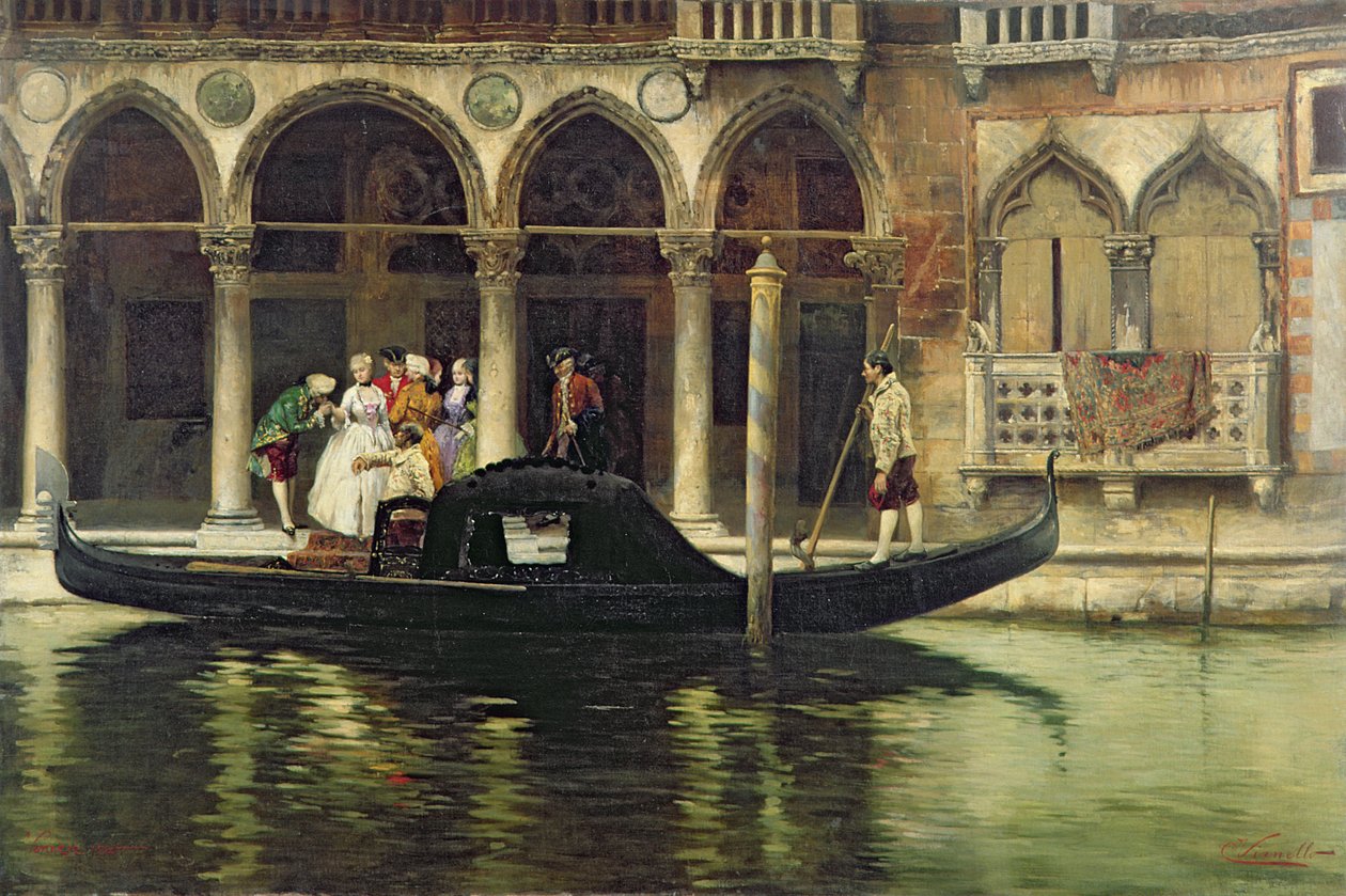 Avgangene, 1890 av Cesare Vianello