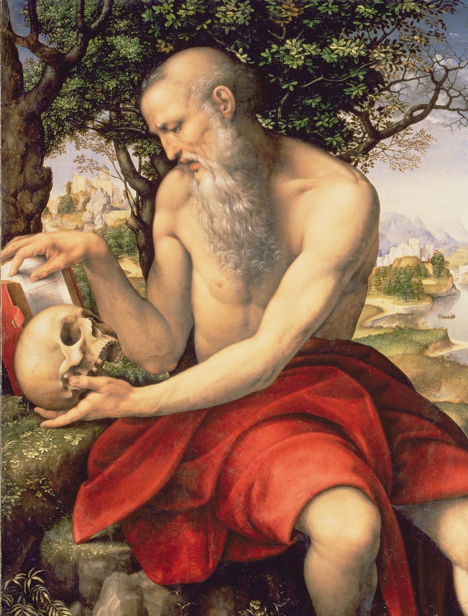 St. Jerome av Cesare da Sesto