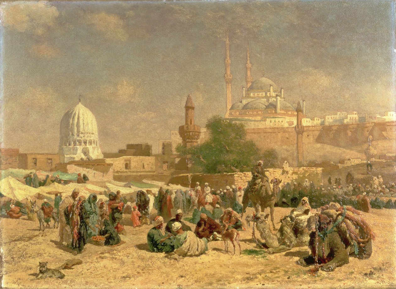 Utenfor Kairo, 1883 av Cesare Biseo