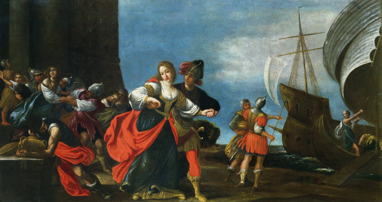 Bortføringen av Helen av Troja av Cesare Dandini